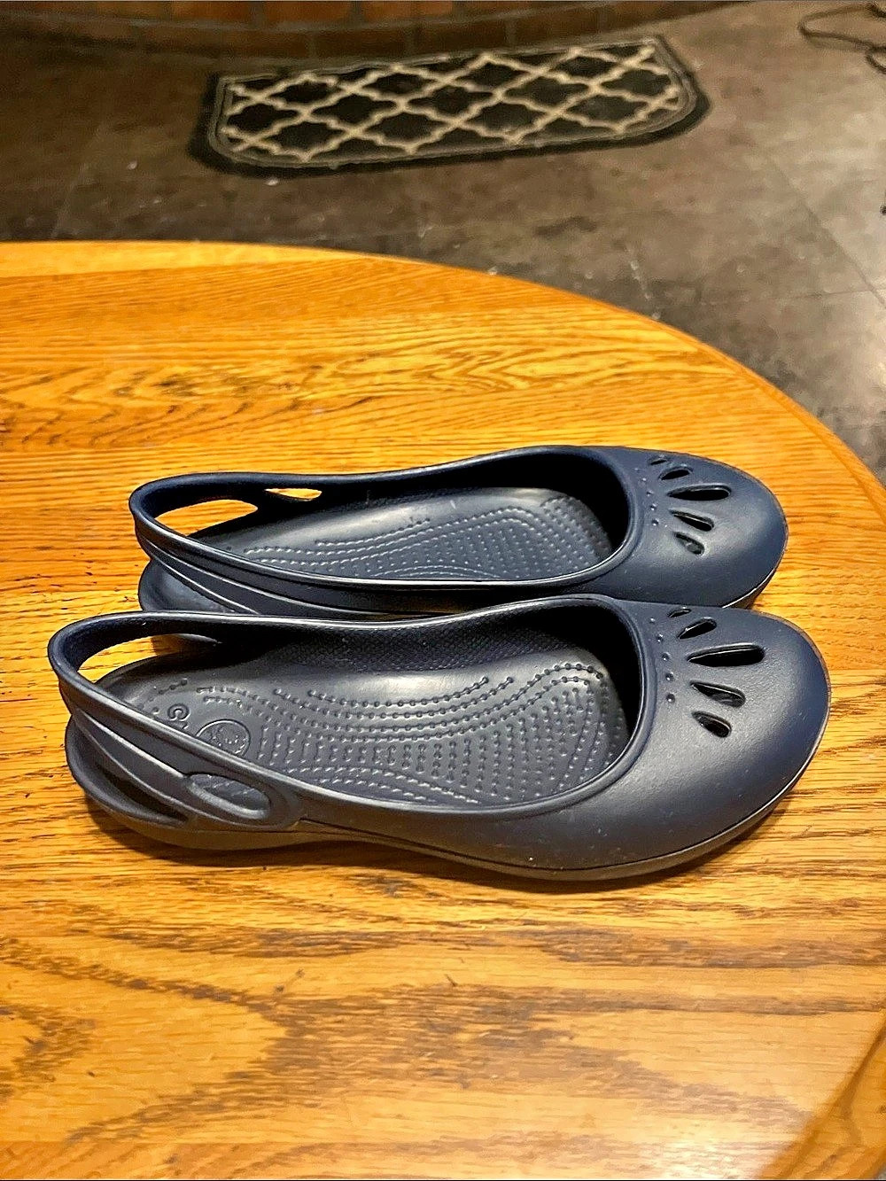 Crocs Kadee Flat Black Slip-On Flats